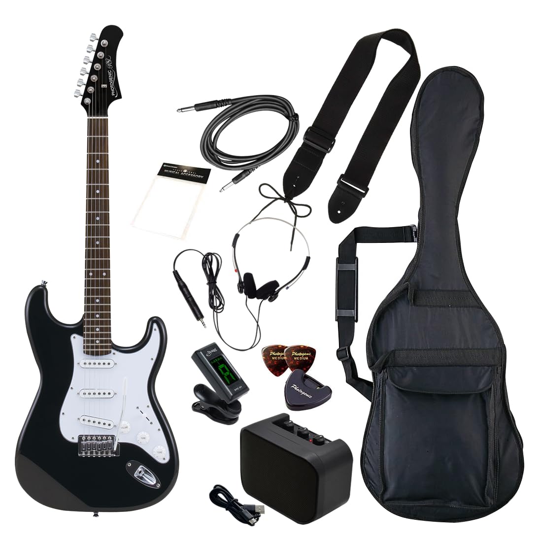 Amazon | Photogenic フォトジェニック エレキギター 初心者入門